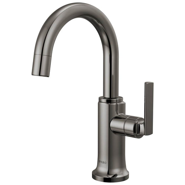 Brizo - Kintsu Beverage Faucet with Arc Spout - Brilliance Black Onyx