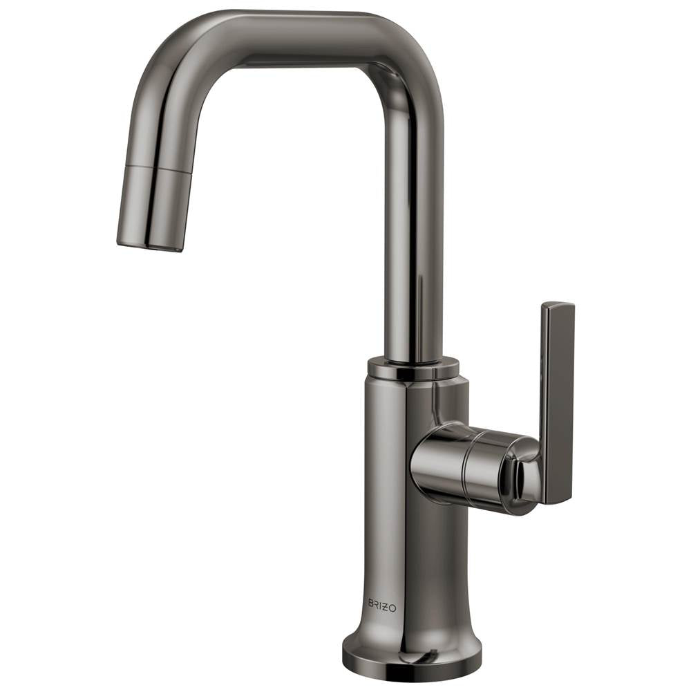 Brizo - Kintsu Beverage Faucet with Square Spout - Brilliance Black Onyx