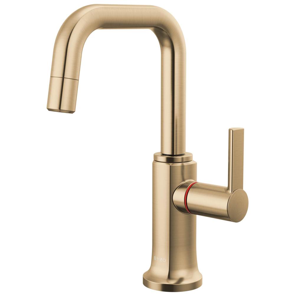 Brizo - Kintsu Instant Hot Faucet with Square Spout - Luxe Gold