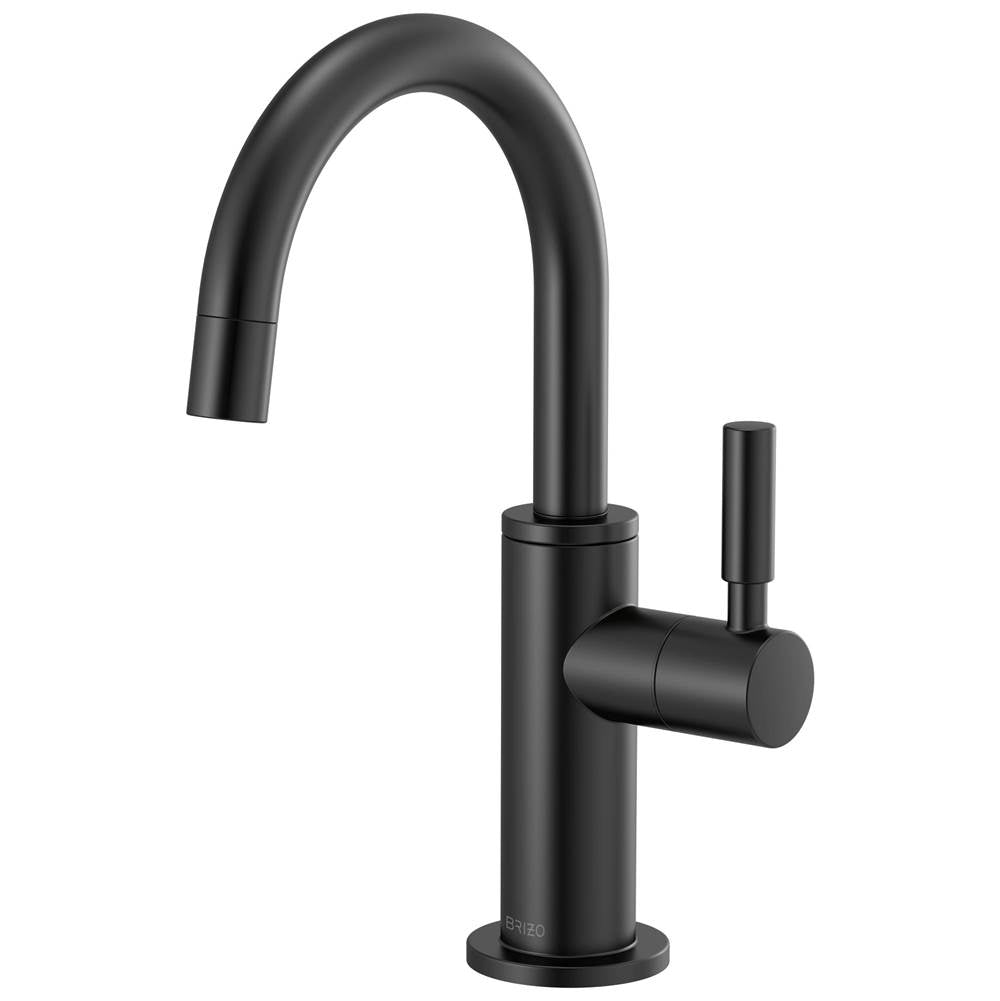 Brizo - Solna Beverage Faucet with Arc Spout - Matte Black