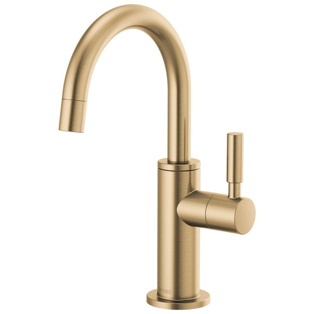 Brizo - Solna Beverage Faucet with Arc Spout - Luxe Gold