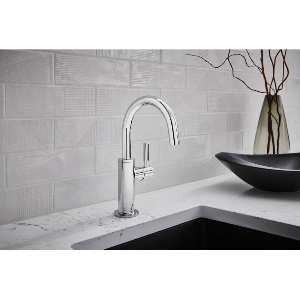 Solna Beverage Faucet with Arc Spout