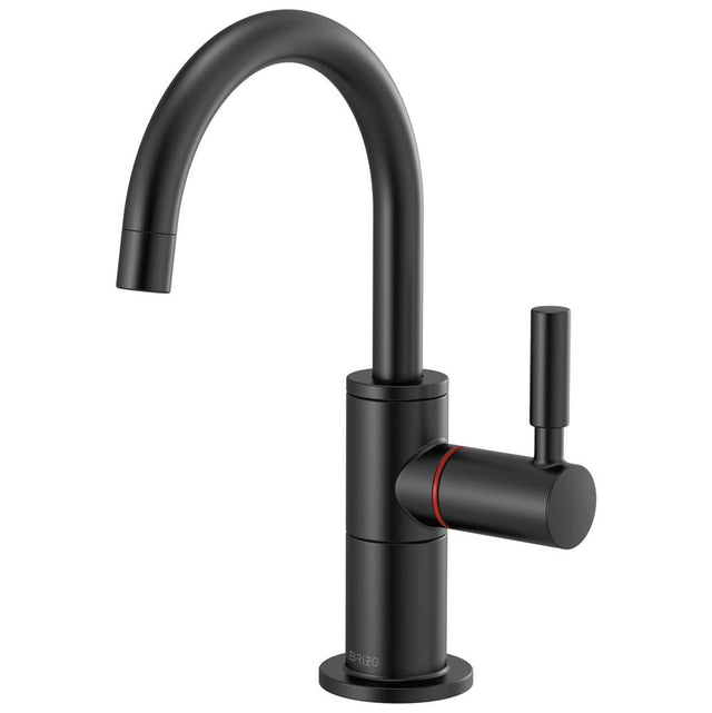 Brizo - Solna Instant Hot Faucet with Arc Spout - Matte Black