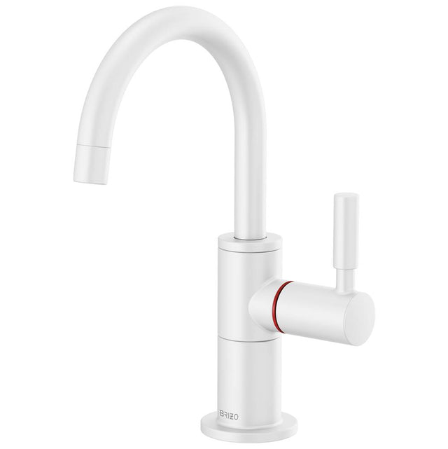 Brizo - Solna Instant Hot Faucet with Arc Spout - Matte White