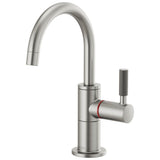 Brizo - Litze Instant Hot Faucet with Arc Spout and Knurled Handle - Stainless