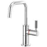 Brizo - Litze Instant Hot Faucet with Square Spout and Knurled Handle - Chrome
