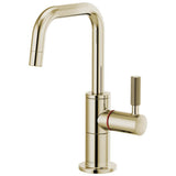 Brizo - Litze Instant Hot Faucet with Square Spout and Knurled Handle - Polished Nickel