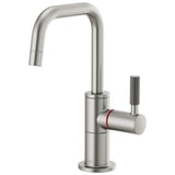 Brizo - Litze Instant Hot Faucet with Square Spout and Knurled Handle - Stainless