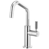 Brizo - Litze Beverage Faucet with Angled Spout and Knurled Handle - Chrome