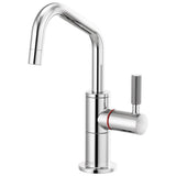 Brizo - Litze Instant Hot Faucet with Angled Spout and Knurled Handle - Chrome