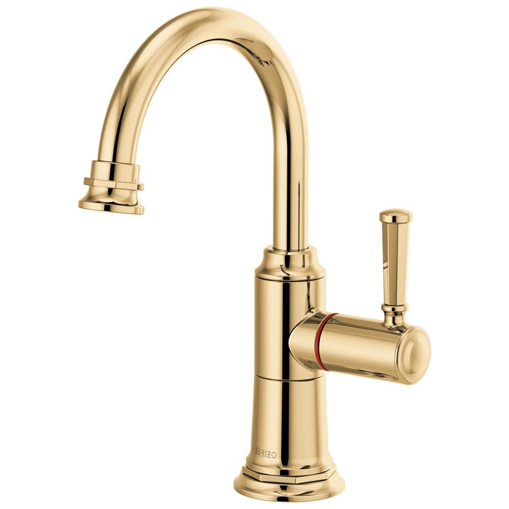 Brizo - Rook Instant Hot Faucet with Arc Spout - Polished Gold
