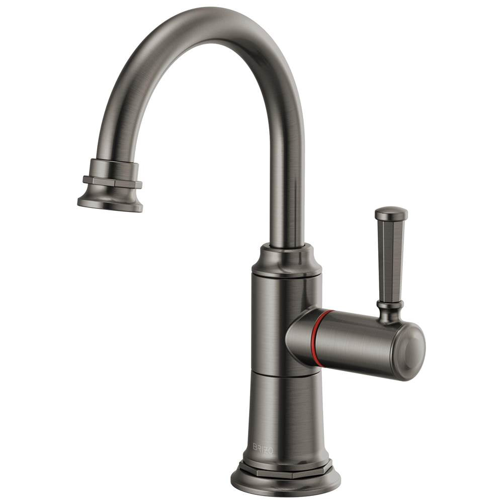 Brizo - Rook Instant Hot Faucet with Arc Spout - Luxe Steel
