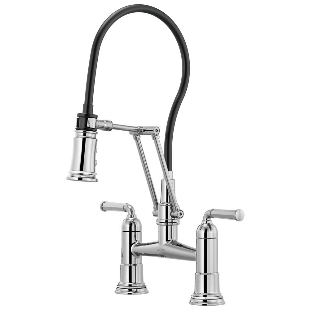 Brizo - Rook Articulating Bridge Faucet - Chrome