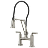 Brizo - Rook Articulating Bridge Faucet - Stainless