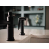 Artesso Bridge Faucet with Side Sprayer