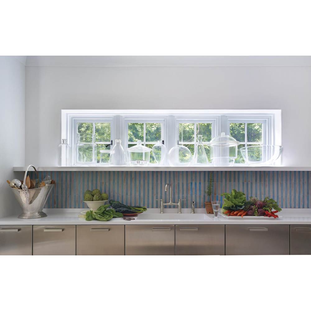 Artesso Bridge Faucet with Side Sprayer
