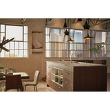 Litze Bridge Faucet with Arc Spout and Knurled Handle