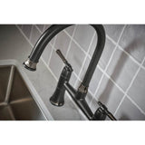 The TulhamE Kitchen Collection by Brizo Bridge Kitchen Faucet with Side Spray