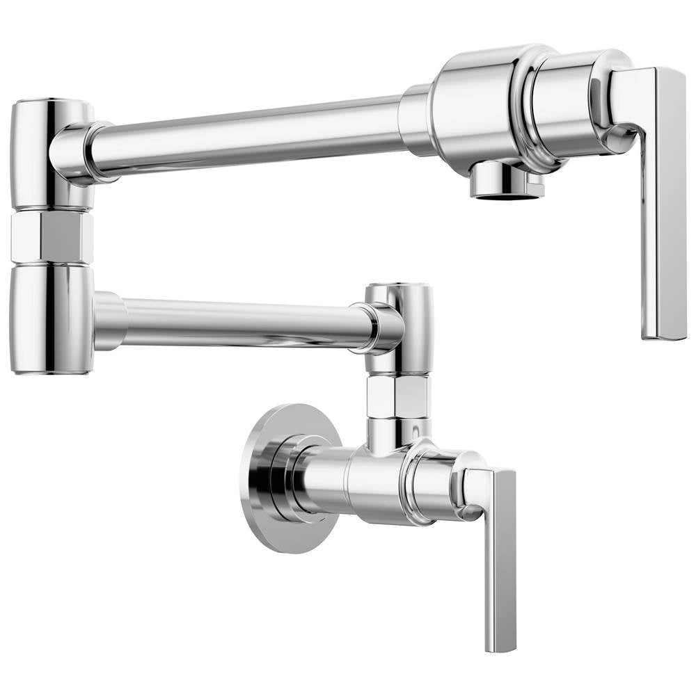 Brizo - Kintsu Wall Mount Pot Filler with Lever Handle - Chrome