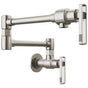 Brizo - Kintsu Wall Mount Pot Filler with Knob Handle - Stainless