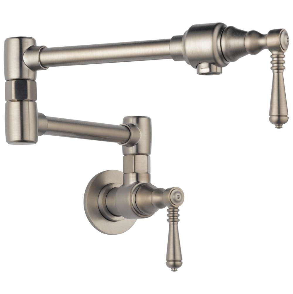 Brizo - Traditional Classic Wall Mount Pot Filler - Stainless