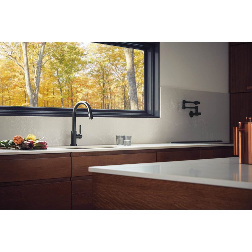 European Linear Wall Mount Pot Filler