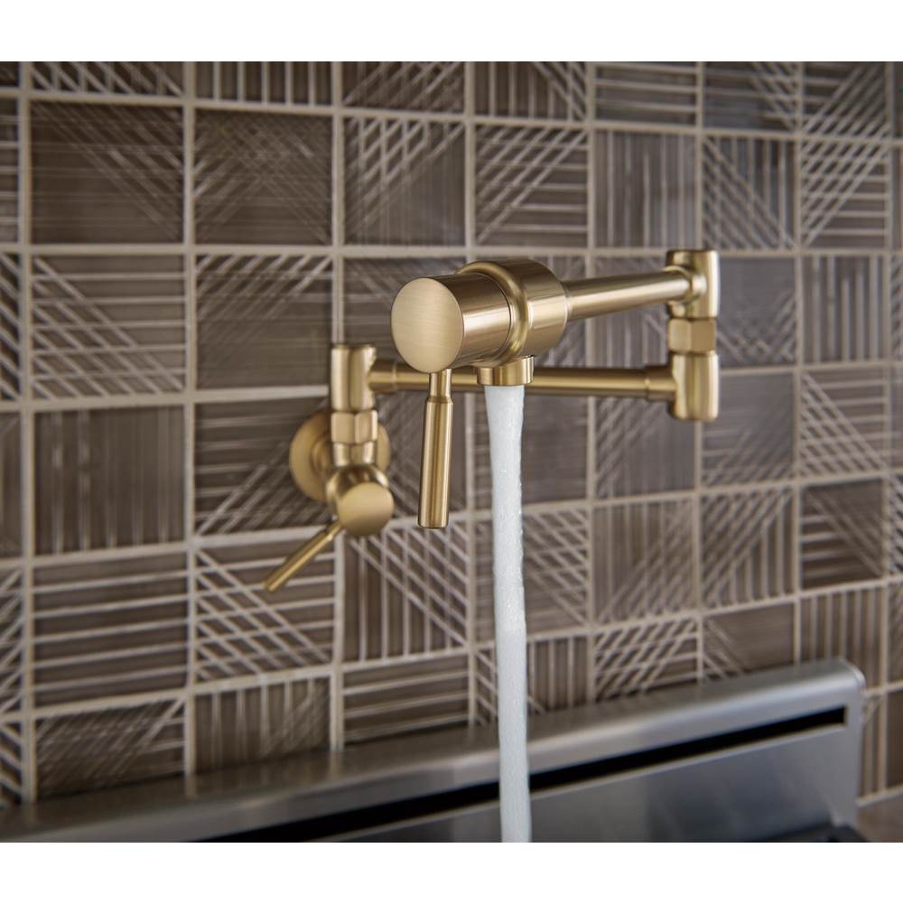 European Linear Wall Mount Pot Filler