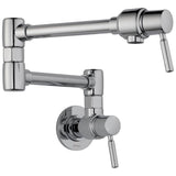 Brizo - European Wall Mount Pot Filler Faucet - Chrome