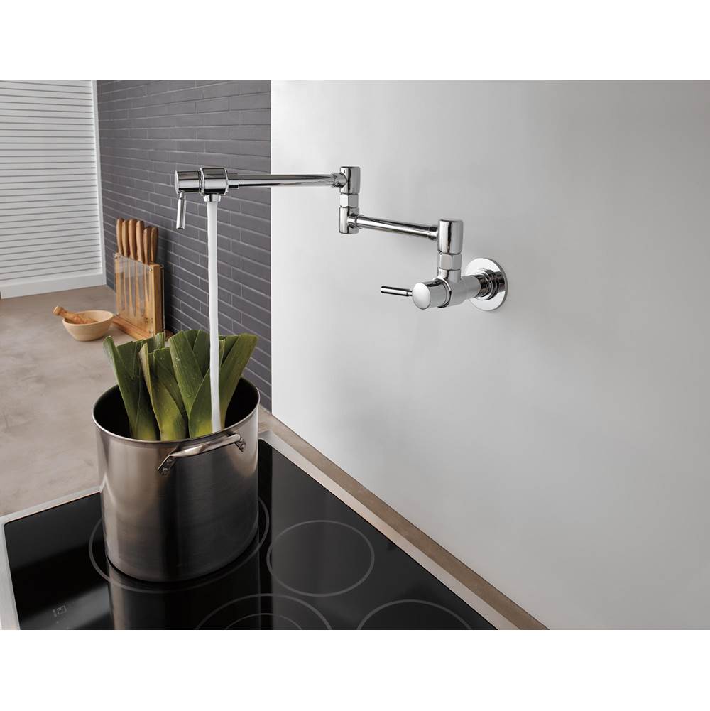 European Linear Wall Mount Pot Filler
