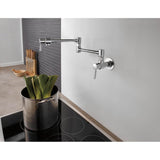 European Linear Wall Mount Pot Filler