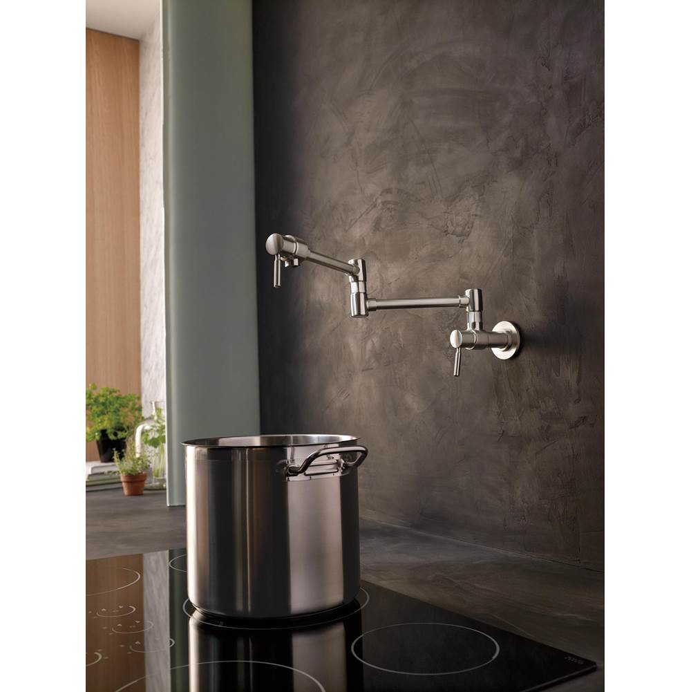 European Linear Wall Mount Pot Filler