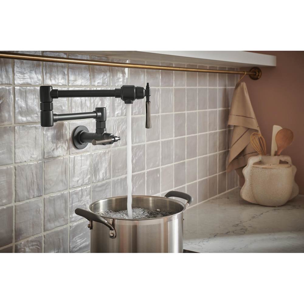 The TulhamE Kitchen Collection by Brizo Wall Mount Pot Filler