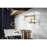 The TulhamE Kitchen Collection by Brizo Wall Mount Pot Filler
