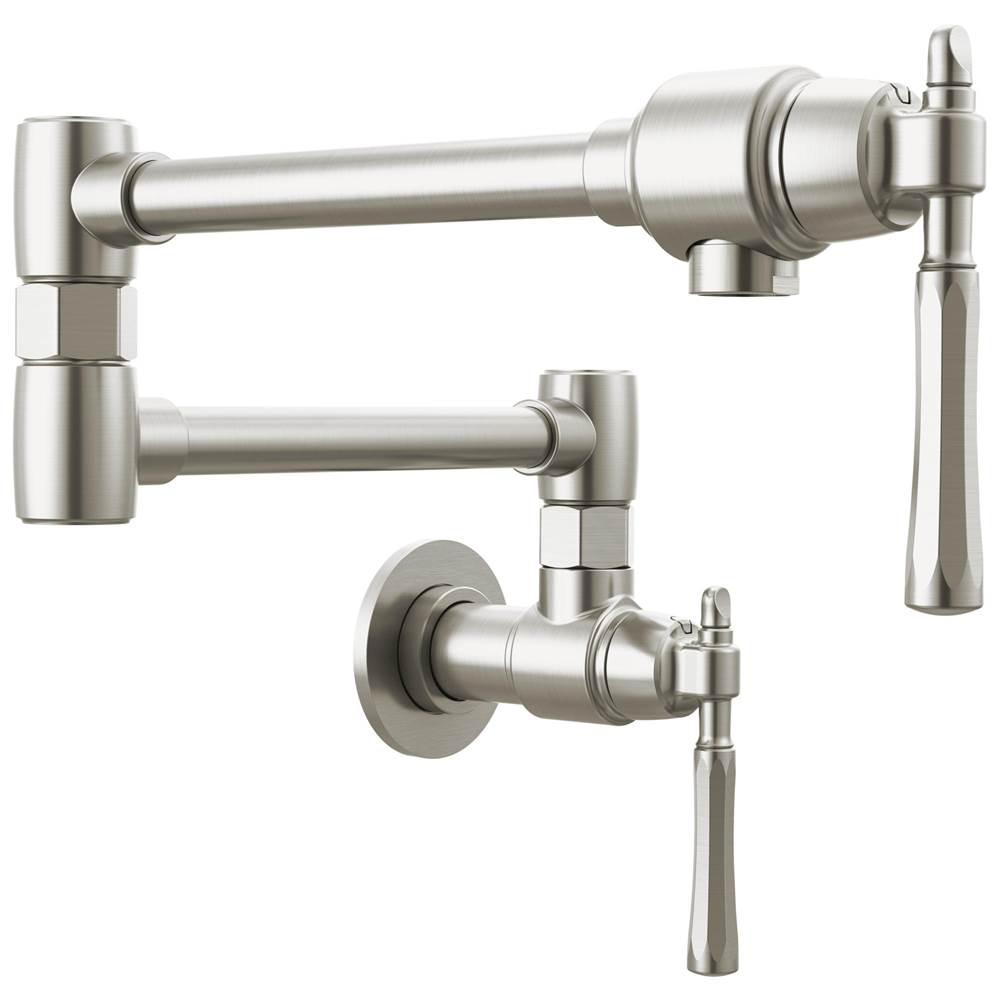 Brizo - The TulhamE Kitchen Collection by Brizo Wall Mount Pot Filler - Stainless