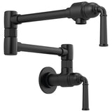Brizo - Rook Wall Mount Pot Filler - Matte Black