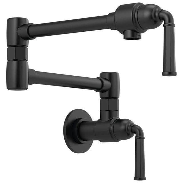 Brizo - Rook Wall Mount Pot Filler - Matte Black