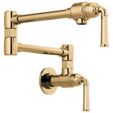 Brizo - Rook Wall Mount Pot Filler - Polished Gold