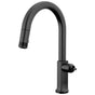 Brizo - Kintsu Pull-Down Faucet with Arc Spout - Less Handle - Matte Black