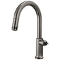 Brizo - Kintsu Pull-Down Faucet with Arc Spout - Less Handle - Brilliance Black Onyx