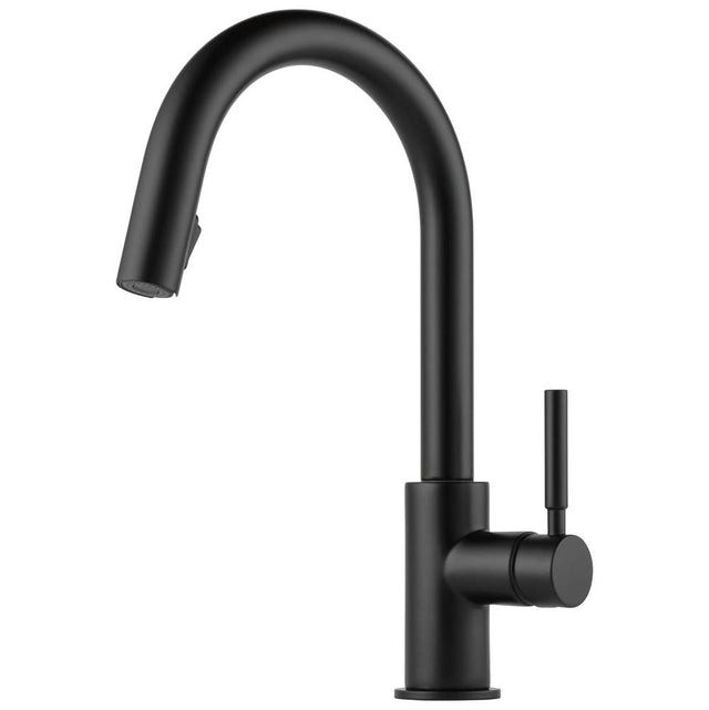 Brizo - Solna Single Handle Pull-Down Kitchen Faucet - Matte Black