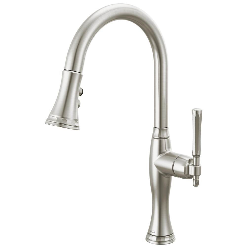 Brizo - The TulhamE Kitchen Collection by Brizo Pull-Down Kitchen Faucet - Stainless