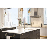Litze Pull-Down Faucet with Angled Spout and Industrial Handle