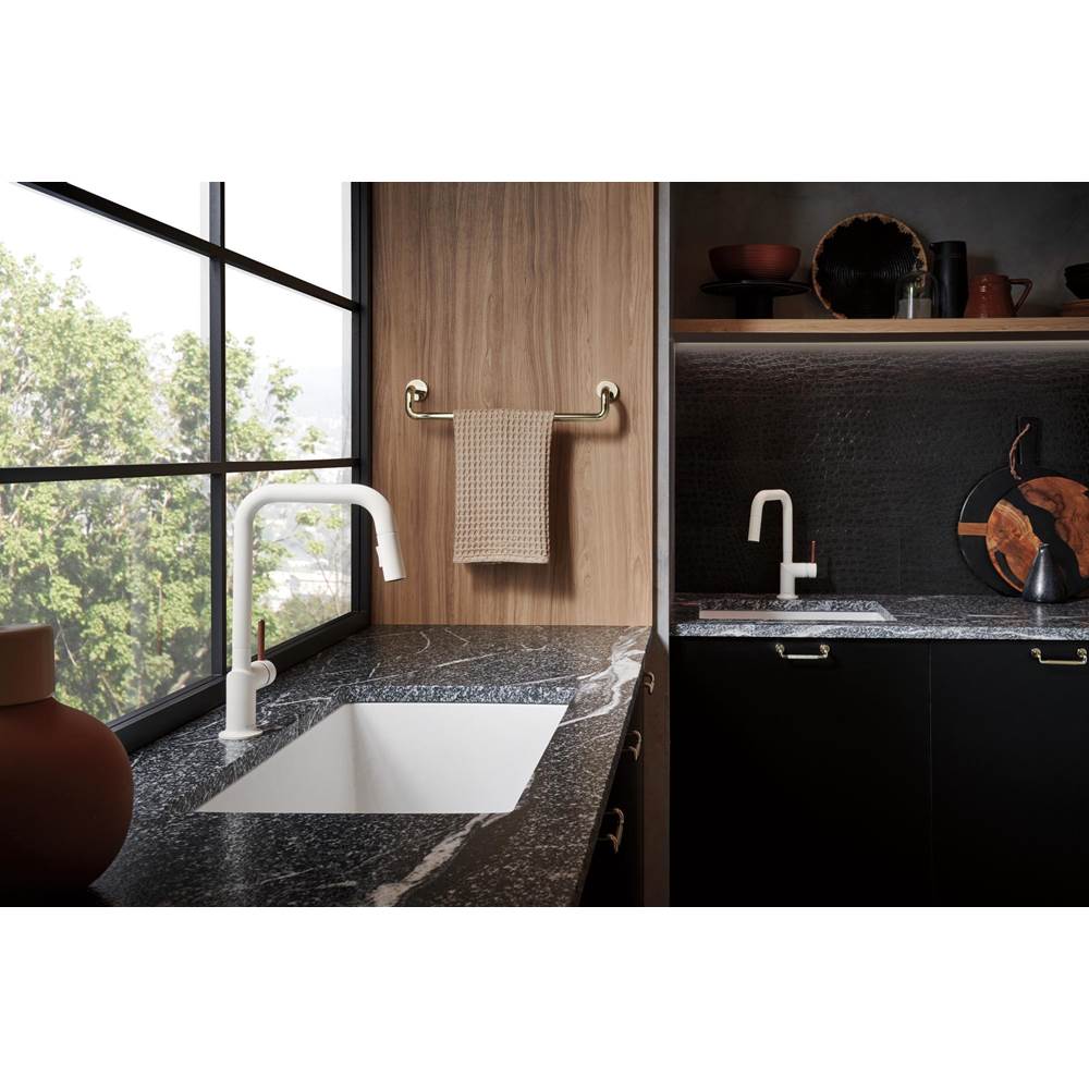 Odin Pull-Down Faucet with Square Spout - Less Handle