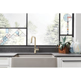 Odin Pull-Down Faucet with Square Spout - Less Handle
