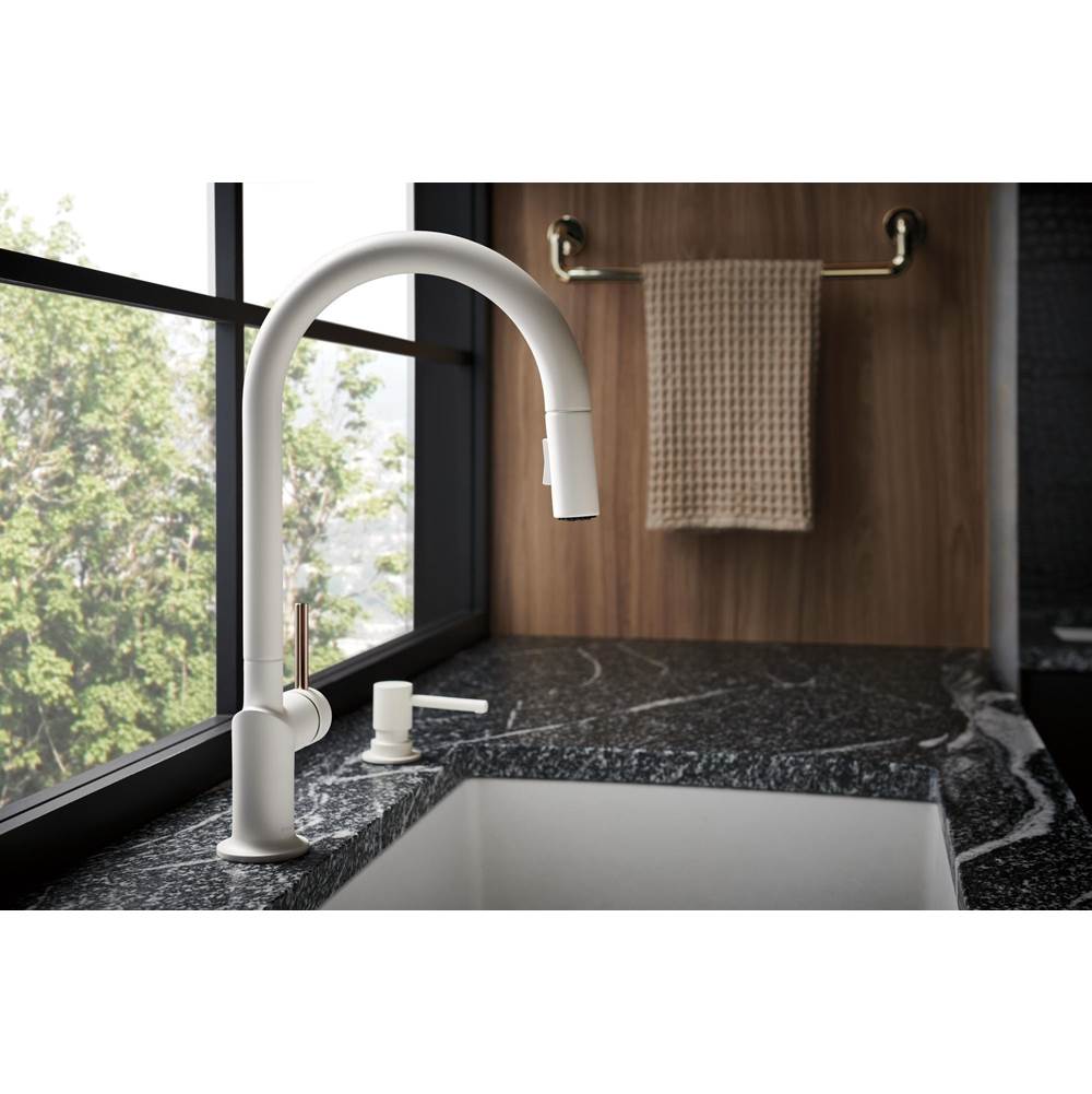 Odin Pull-Down Faucet with Arc Spout - Less Handle