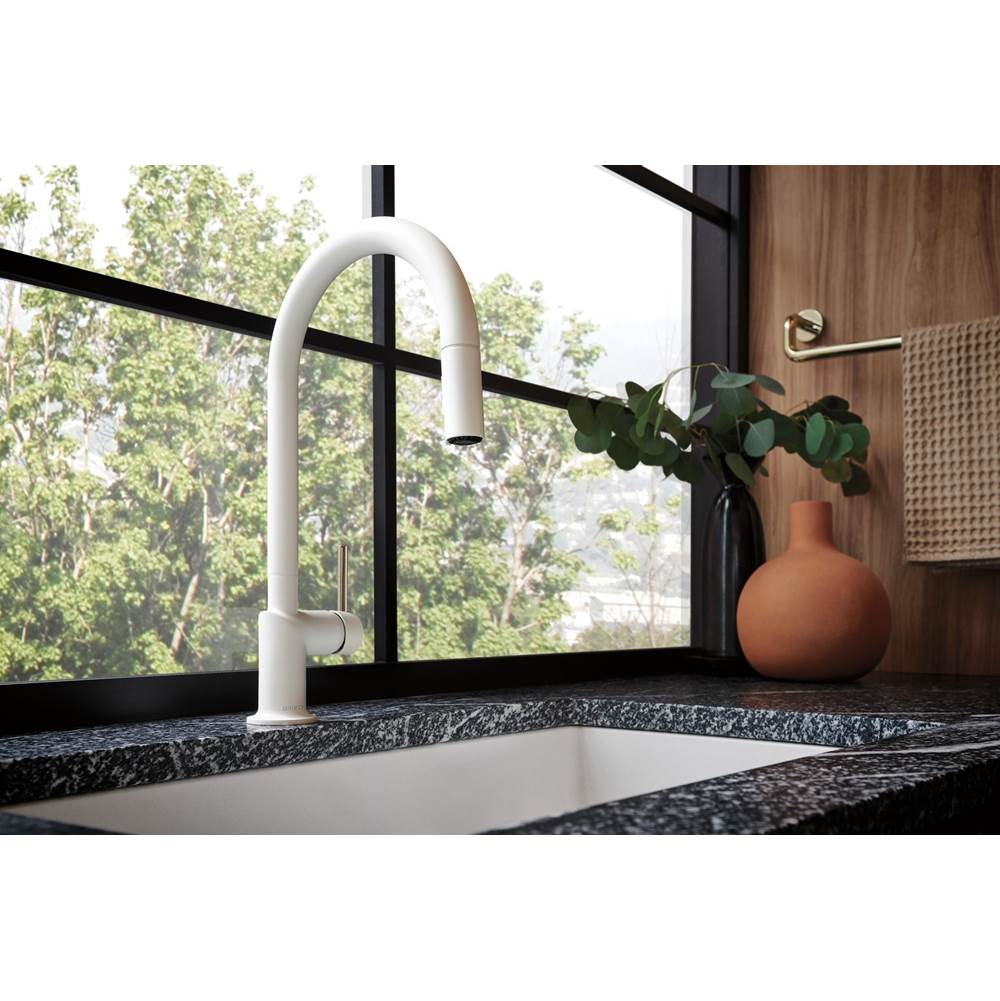Odin Pull-Down Faucet with Arc Spout - Less Handle