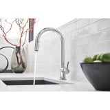 Odin Pull-Down Faucet with Arc Spout - Less Handle