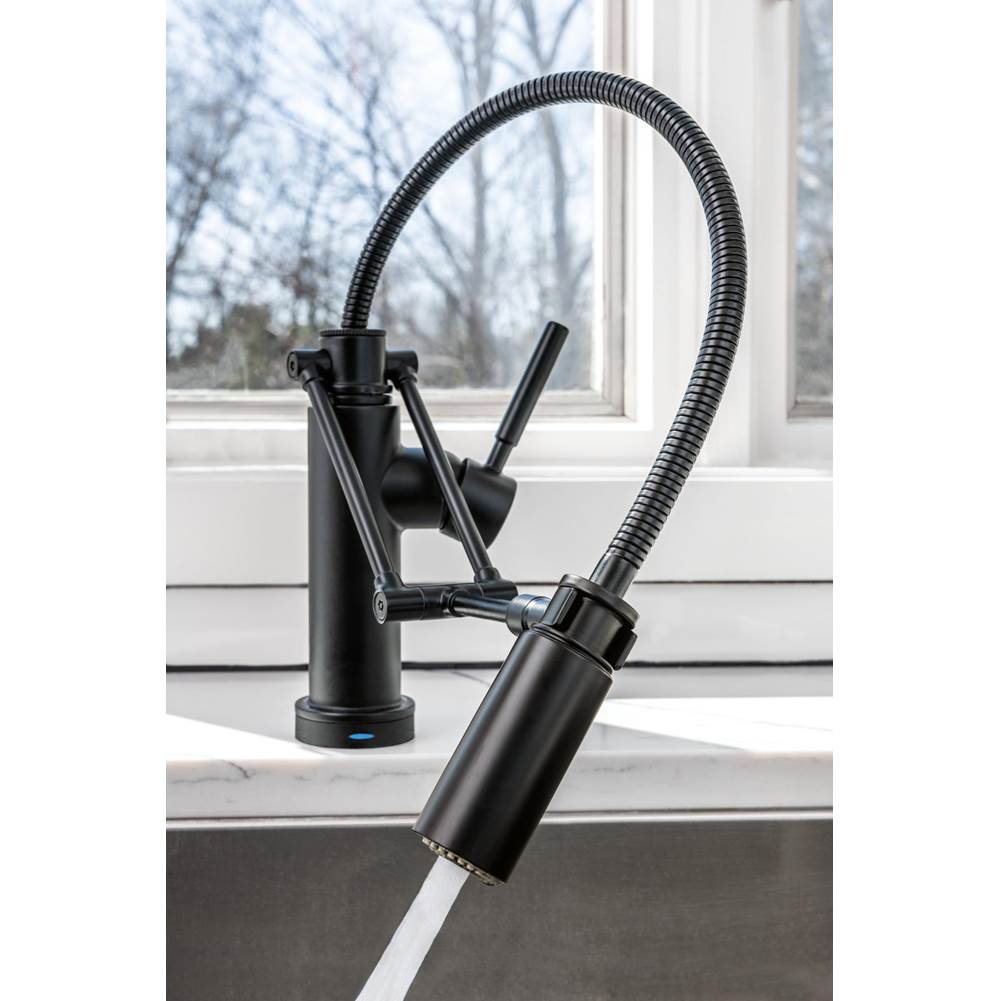 Solna Articulating Faucet With Finished Hose