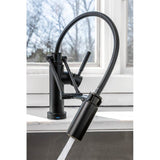Solna Articulating Faucet With Finished Hose