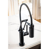 Solna Articulating Faucet With Finished Hose